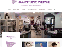 Tablet Screenshot of haarstudio-weiche.de